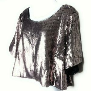 sequin tops jcpenney